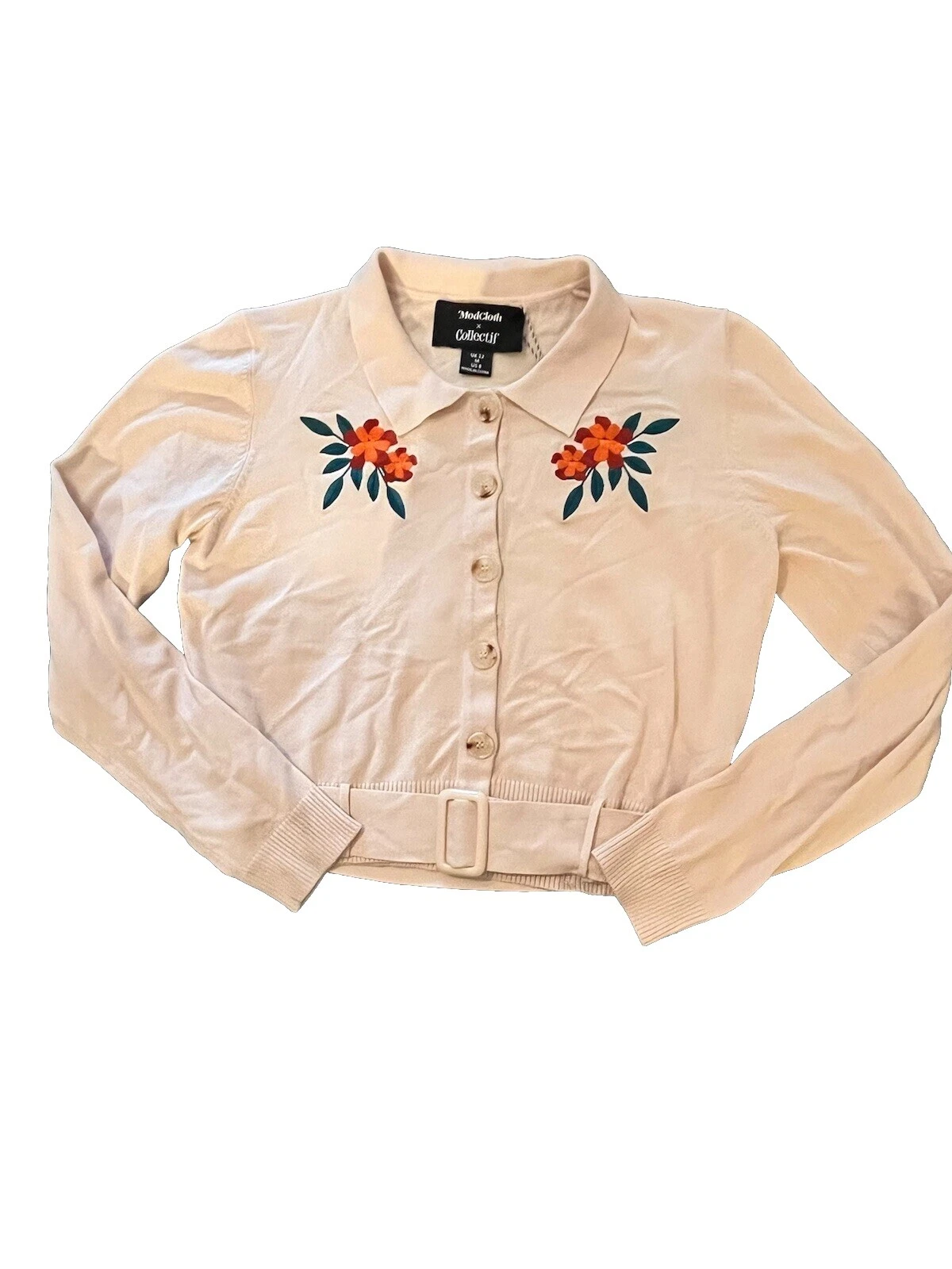 Suéteres femininos Florais formal de Viscose