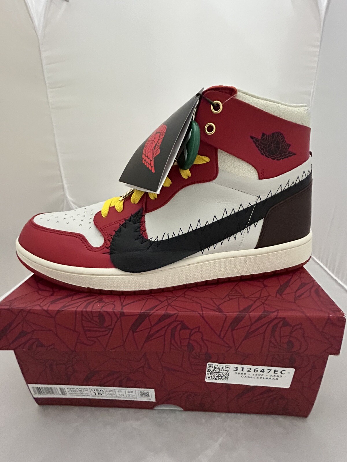 Nike Air Jordan 1 High Zoom Air CMFT 2 Teyana Taylor Size 12.5 M/ 14 W Rare Size