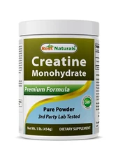 Best Naturals Creatine Monohydrate 1 Lb Powder