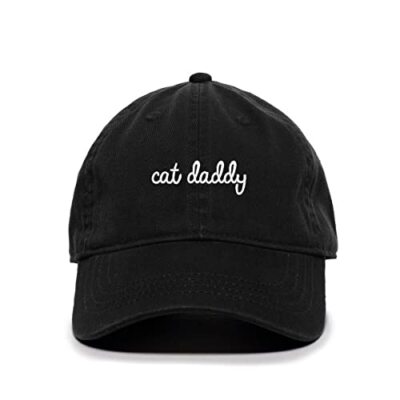 Cat Daddy Baseball Cap Embroidered Cotton Adjustable Dad Hat