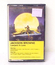 JACKSON BROWNE LAWYERS IN LOVE 60268-4 1983 ELEKTRA CASSETTE TAPE