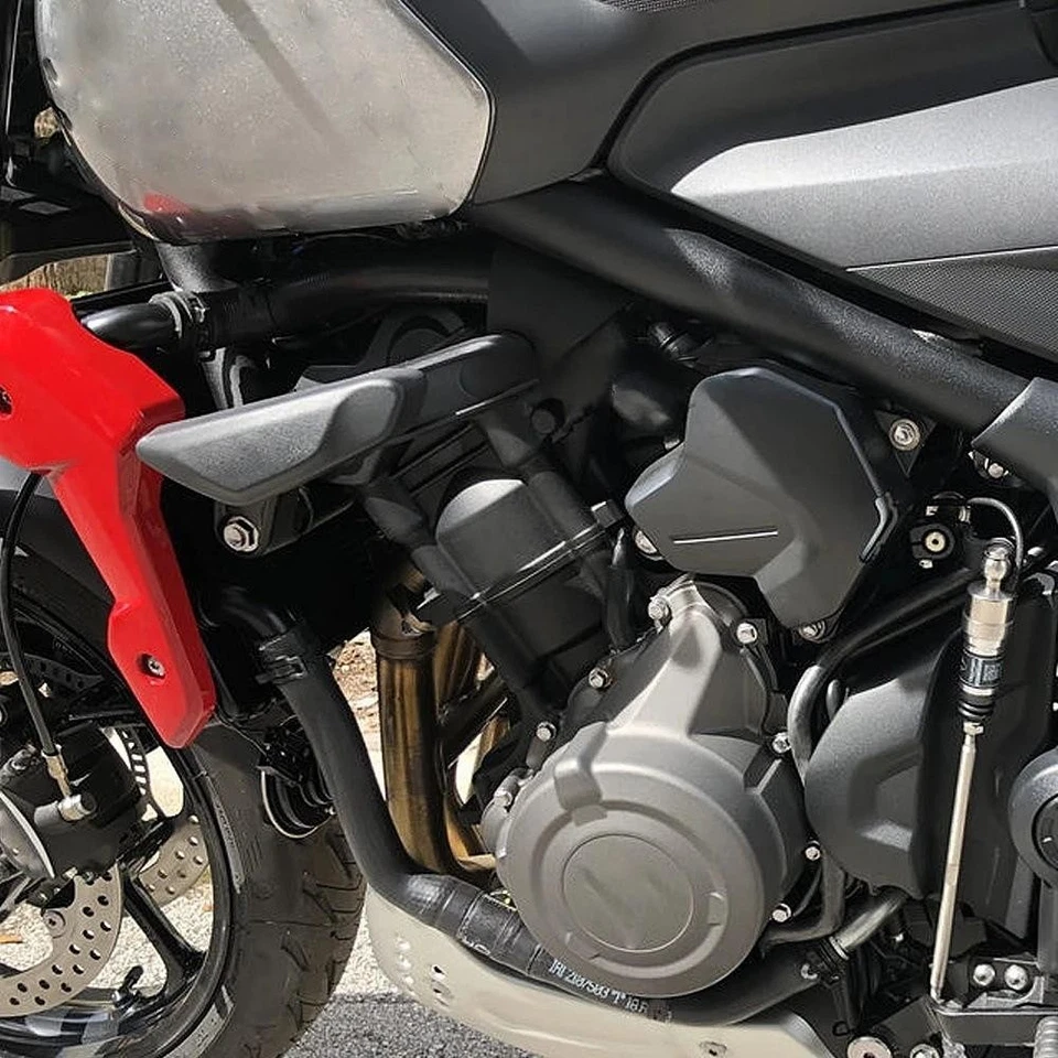 For 660 Motorcycle Anti-fall Frame Slider Shell Protective Pad Protec-- D2P5 - Image 4 of 4