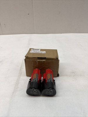 #ad #ad 2x 12V 1.5Ah Li ion Battery for Milwaukee M12 48 11 2401 48 11 2402 $24.99
