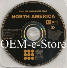 2010 2011 Toyota Sequoia Tundra DVD U.S CAN Map For Navigation Model E7030 E7019
