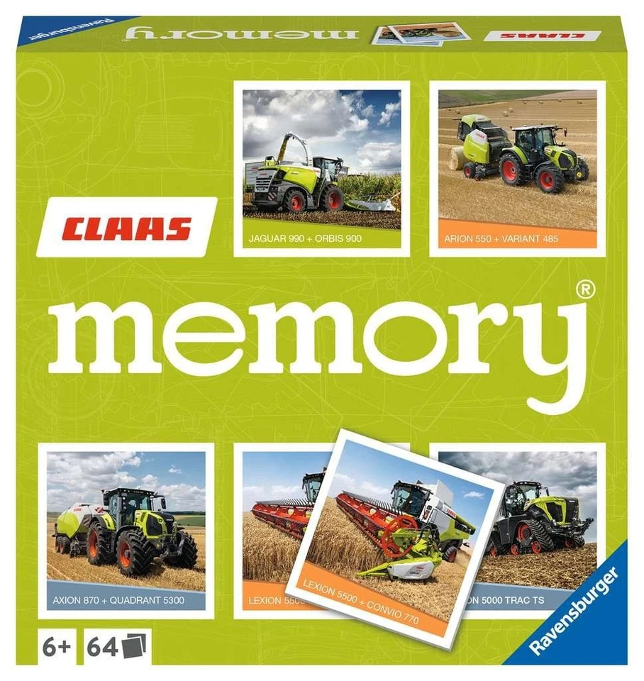Ravensburger 20882 memory® Claas 6-99+ Jahre 64 Karten - Bild 3 von 3
