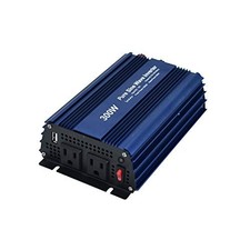 DC 12V to AC120V Pure sine Wave Power Inverter with Dual sockets Output 300W