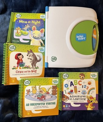 Leap Start 3D Learning System 4 Books Grace Wolf Mice Tested Works Preschool