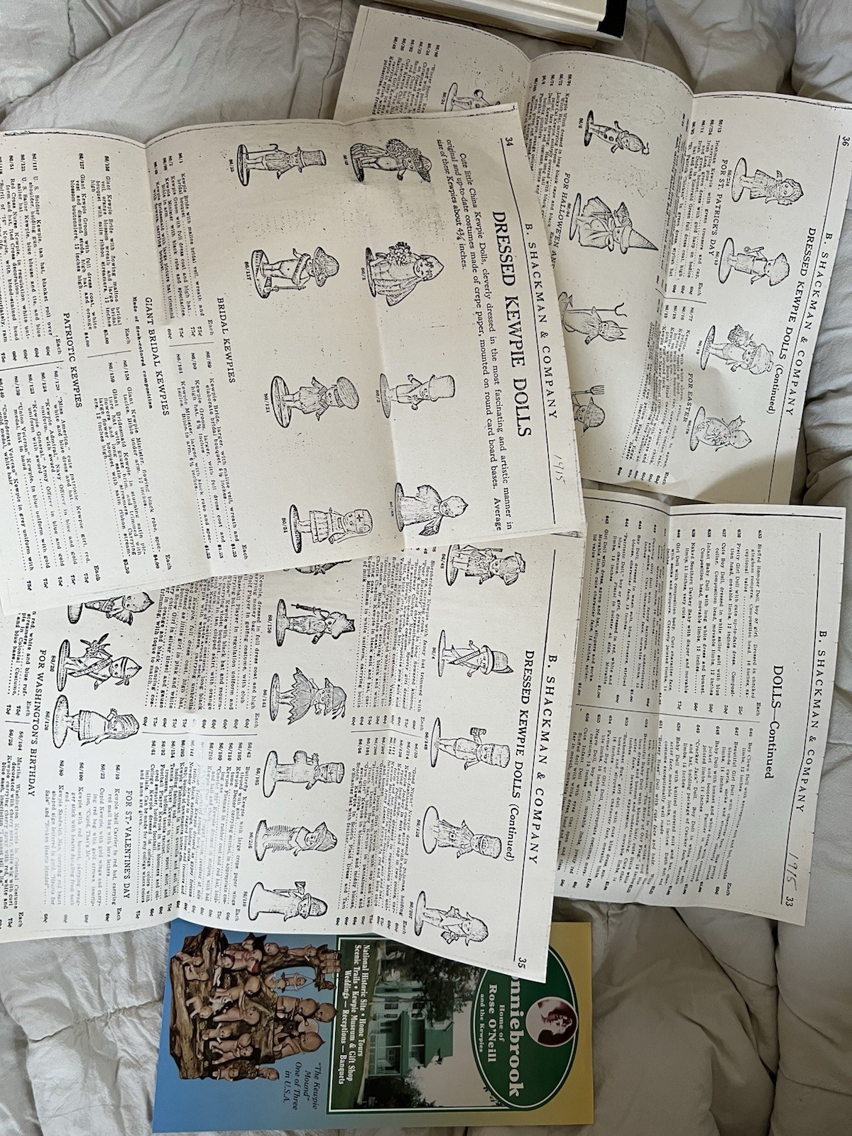 Kewpie Doll Rose O’Neill Book Collection 2 Autographed 11 Pounds