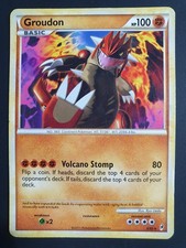 Groudon 6/95 - Call of Legends Deck Exclusives - Pokemon Card - Heavily Played