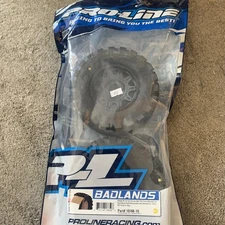 Pro-Line Racing Badlands MX38 HP 3.8 inch Belted and Mounted Raid Tires