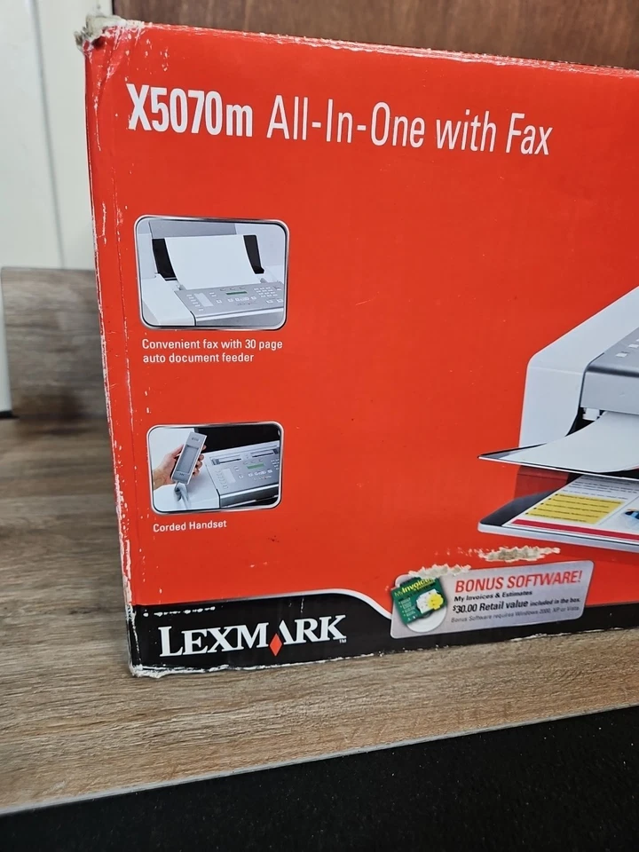 NEW Lexmark X5070M All In One Color Printer w/ Fax 5000 Series In Box 11N1285 - Image 2 of 4