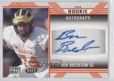 2020 Sage Hit Rookie Auto Orange Ben Bredeson #A41 Auto 01wi