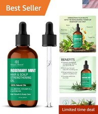 100 Pure Rosemary Mint Oil - 2oz Hair Growth  Repair Treatment for All Hair