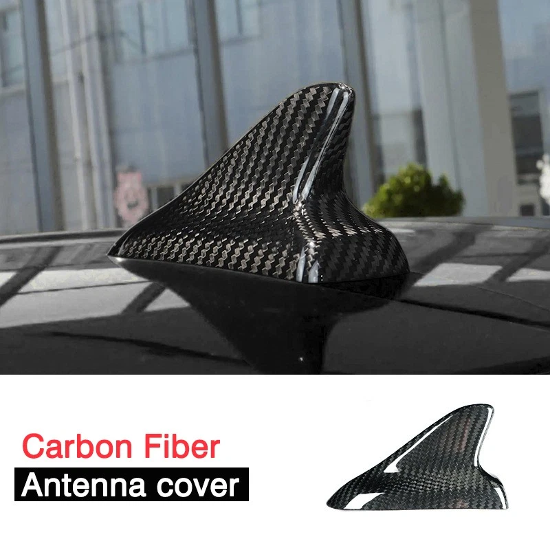 Pegatina de cubierta de antena de aleta de tiburón de techo de fibra de carbono para Chevrolet Camaro 2010-2015 Foto 2 de 4