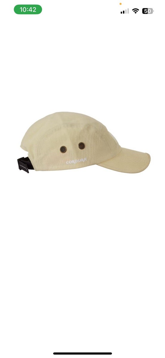 Supreme Brushed Cordura Camp Cap (FW22) Pale Yellow | eBay