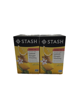 Stash Lemon Ginger Vitality Herbal Tea