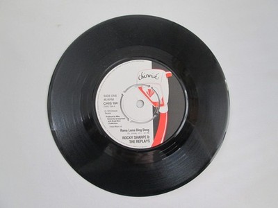Rocky Sharpe & The Replays 7'' UK 45 Rama Lama Ding Dong Rock/DooWop 1978