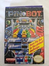 Pin-Bot (Nintendo NES, 1990) 3 Screw Box And Game Only Tested And Working!