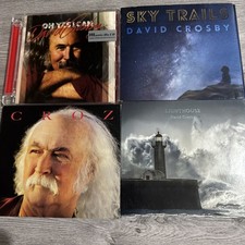 David Crosby 4 CD Lot: Oh Yes I Can, Sky Trails, Croz, Lighthouse - Folk Rock
