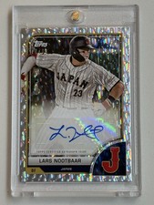 2023 Topps World Baseball Classic Lars Nootbaar Auto Cracked Ice /99 #AV-LN