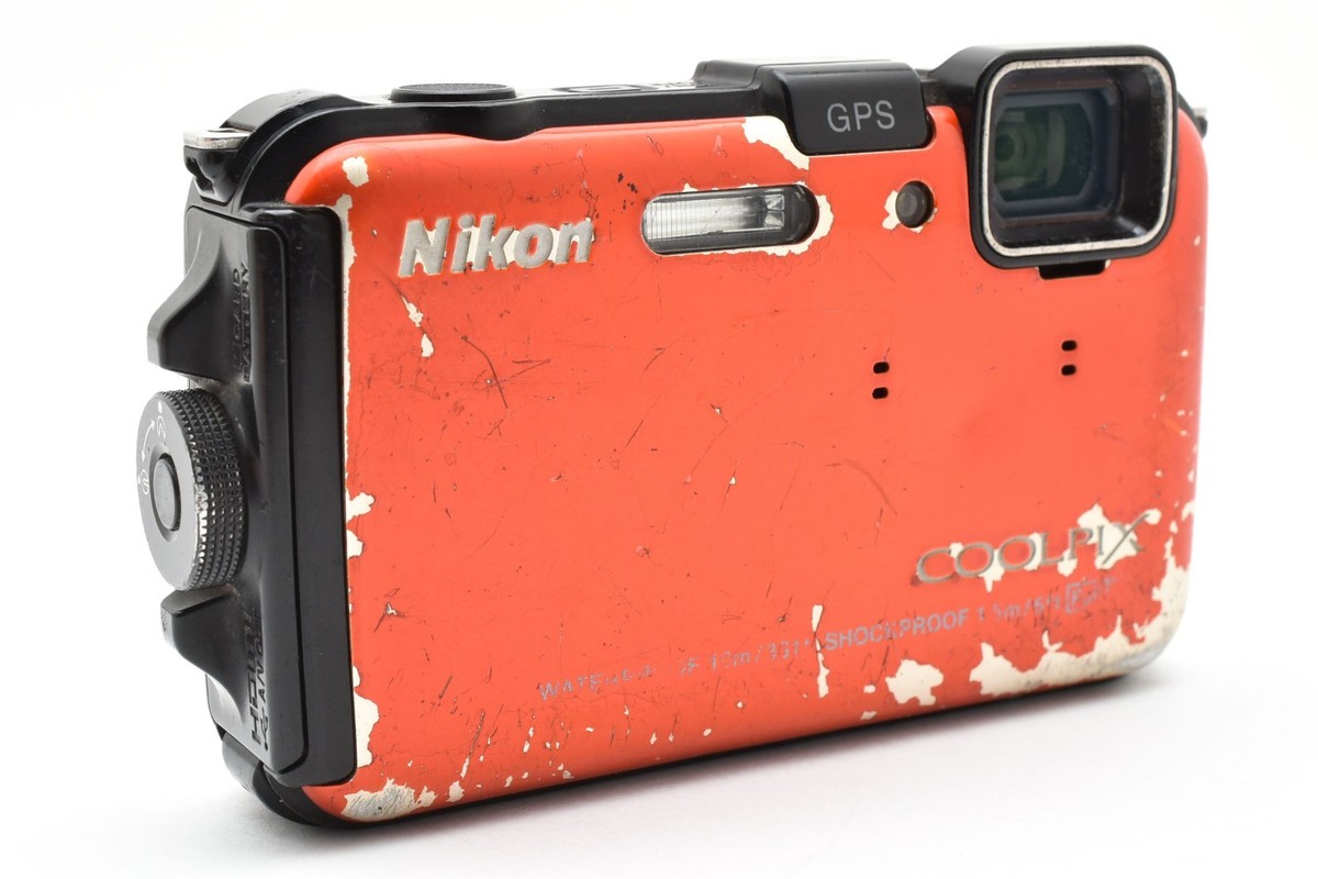 美品　Nikon COOLPIX 防水カメラ　AW100 サンシャインオレンジ 美品 Nikon COOLPIX 防水カメラ AW100 サンシャインオレンジ COOLPIX