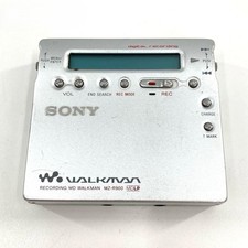 Sony MZ-R900 MD Walkman Portable Player Recorder Silver Tested Working Japan
