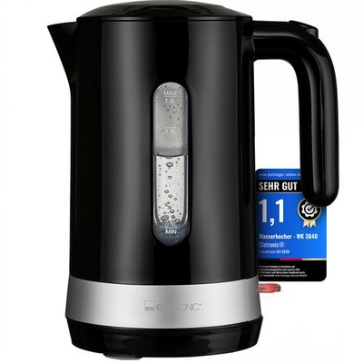 Clatronic Wasserkocher WK 3840 schwarz, 1,8 Liter, 2200 Watt, NEU