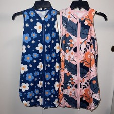 2pc Set Newborn Sleep Sack Baby Swaddle 3Way Adjustable Blanket 100 Rayoncotton