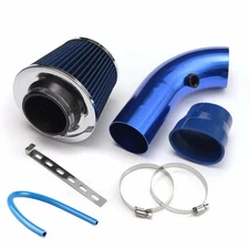 Car Cold Air Intake Filter Induction Pipe Power Flow Hose System Kit Aluminum