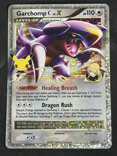 Pokemon Card Garchomp C Lv. X Supreme Victors 145/147 Holo Rare -