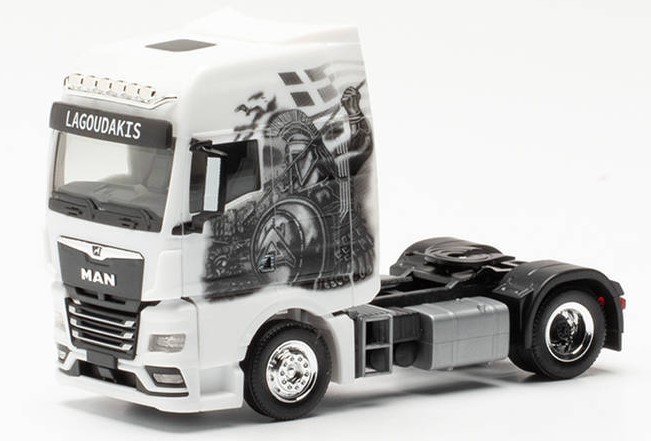 Cadeau Collectionneur Camion HERPA MAN TGX GX 4x2 Achilles Echelle 1/87