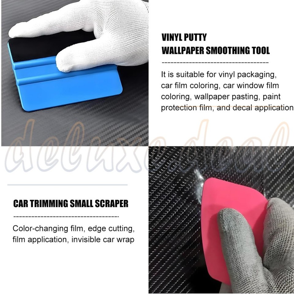 Window Vinyl Kit Car Window Tint Tools Kit Scraper Squeegee Film Tinting Vinyl Wrap ...