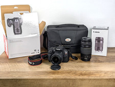 Canon Rebel T7 with 18-55mm 70-300mm Lenses - Super Bundles - Excellent