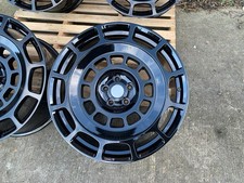 22" inch Range Rover/Land Rover Style Black Alloy Wheels 5x120 OCTA STYLE
