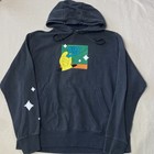 Nike Sportswear NSW Generation Air Graphic Hoodie Pullover Men's Large Gray