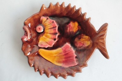 Teller Fisch Barbotine Saint Gille (70448)