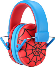 Kids Noise Cancelling Headphones Ear Hearing Protection, Red Ear Defenders for