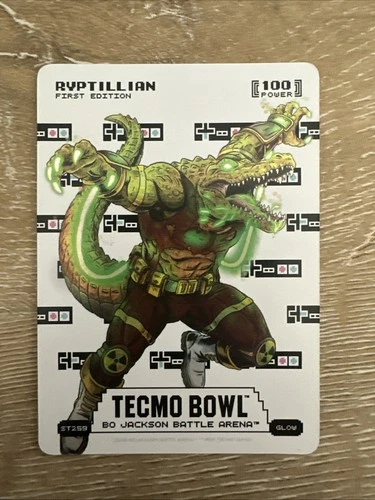 2026 Bo Jackson Battle Arena Tecmo Ryptillian Mark Rypien Sore Thumb GLOW