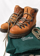 Paraboot Avoriaz Brown/Tan Leather Lace-Up Boots UK 7