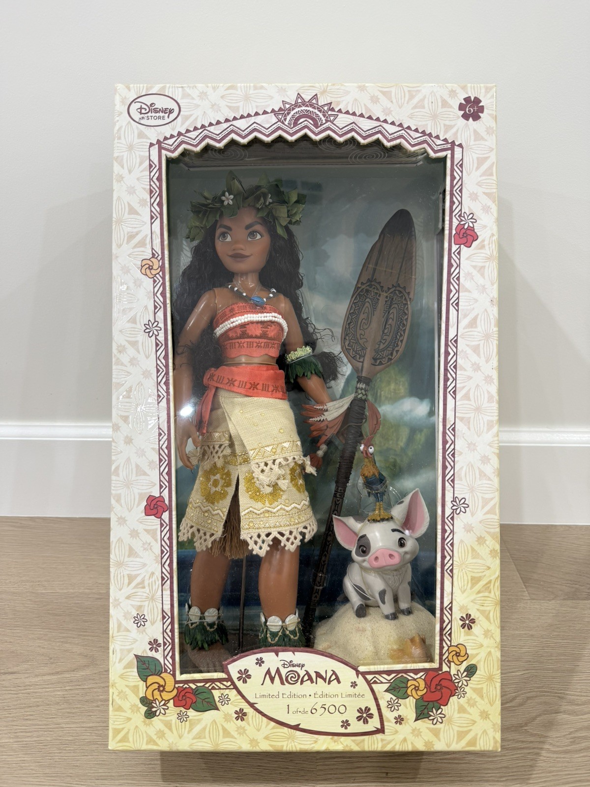 New Disney Store Limited Edition Princess Moana Hei Hei Pua 