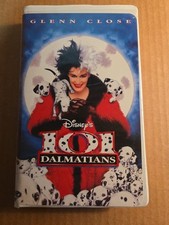 101 Dalmatians VHS Movie Walt Disney Home Video Clam Shell Glenn Close 1996