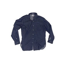 J. Crew Mens Blue button down long sleeve Shirt Size: L Office Career Preppy