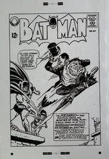 Production Art BATMAN #169 cover, CARMINE INFANTINO art, 11x17. Penguin