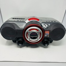 Sony CFD-G500 Boombox CD Cassette Player AM FM Radio Stereo Power Drive Woofer