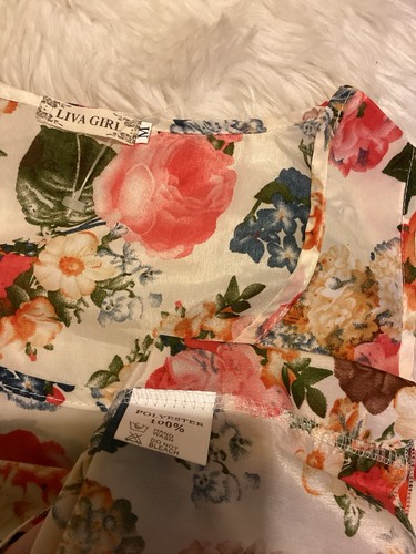 Livia Girl Size Medium (10) Blouse Type Top Polyester Hand Wash VGC - Picture 3 of 4