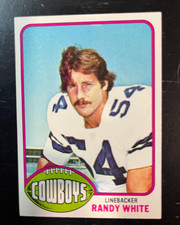 1976 Topps Football #150 Randy White Rookie Card - Cowboys Crease Free NRMT. rookie card picture