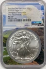 2020 (S) COVID EMERGENCY SILVER EAGLE NGC MS70 FDOI💥FLAWLESS QUALITY💥