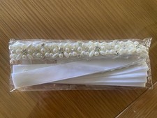 Handmade Pearl Rhinestone Bridal Sash Belt Crystal Belt for Wedding Bride Dress