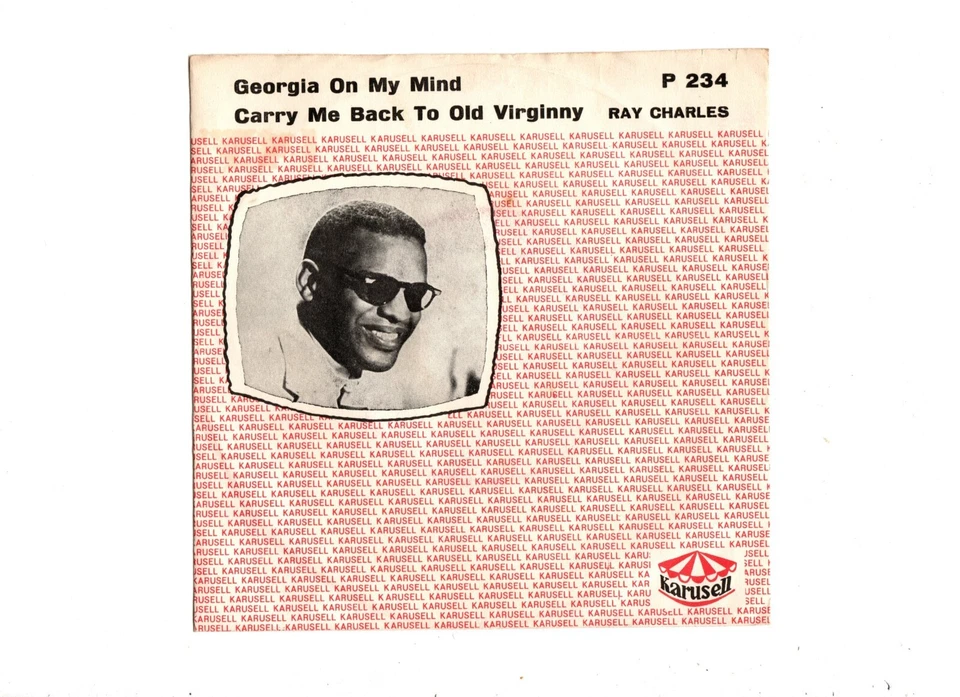 RAY CHARLES - GEORGIA ON MY MIND. MEGA RARE DANISH 1960 ORIG 7" & PIC/SL. N/MINT - Image 2 of 4