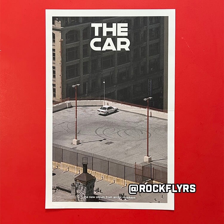 ARTIC MONKEYS "THE CAR" Original 11x17 Pre-Folded Record store promo poster.